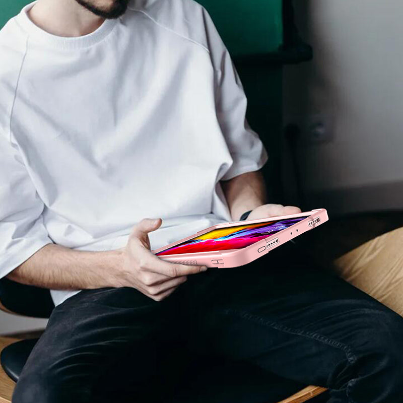 Hot Sale for iPad Air 5 11 Inch Kickstand Tablet Cover With Stand for iPad Air 4 11'' Pro2022 Pencil Holder Back Case Shockproof