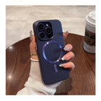 Hot Sale Oil Spray Corrugated Phone Case PC Anti-fingerprint Matte Magnetic Ring Shockproof Hard Cover for iPhone 17ProMax 17Air