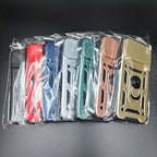 For iPhone 17 Pro 17Promax 17Air Armor Case Magnetic Lens Protector Mobile Phone Case With Ring Holder for iPhone 16 15 ProMax