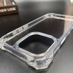 2-in-1 Large Square Lanyard Case Anti-drop for iPhone 15 Pro Max 16 Plus 17 Air 14 Plus 13 Clear Phone Case for iPhone 17ProMax