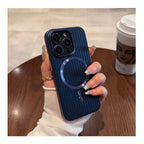 Hot Sale Oil Spray Corrugated Phone Case PC Anti-fingerprint Matte Magnetic Ring Shockproof Hard Cover for iPhone 17ProMax 17Air