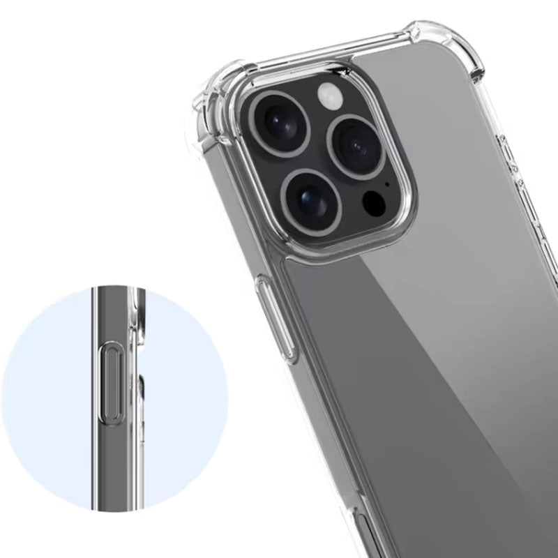 Hard Phone Case Rugged TPU PC Material Business Design Transparent Phone Cover for iPhone 16 Pro Max 16 Plus 17 Pro Max