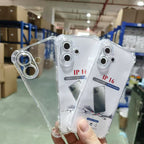 Transparent Soft TPU Mobile Phone Case for iPhone 16 Pro 16 Plus Fundas Clear Back Cover for iPhone 16 Pro Max 17ProMax 15proMax