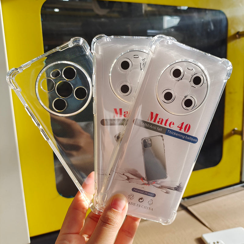 Flexible Transparent Phone Case 1.5 mm Anti Drop Soft TPU Dustproof Phone Cover Suitable for Huawei Mate80 Pro Mate 20