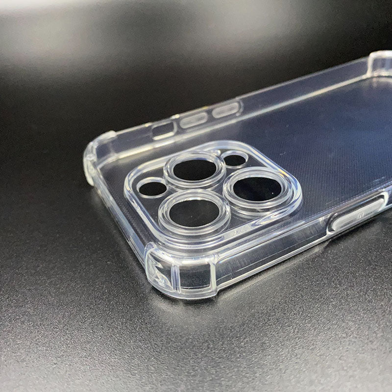 New Portable Phone Case for IPhone14 15 16 17 Modern Multifunctional Simple Shockproof Soft Transparent Clear Phone Case