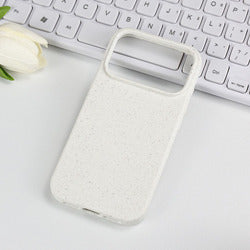Biodegradable TPU Phone Case for iPhone 17Pro Max Eco-friendly Shockproof Wheat Straw Full Cover for iPhone 17 Air 16ProMax