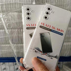 Clear TPU Shockproof Transparent Soft Back Cover Mobile Phone Cases for Samsung A12 M12 M127 F12 A125F A13 A14 A15 A16 A17