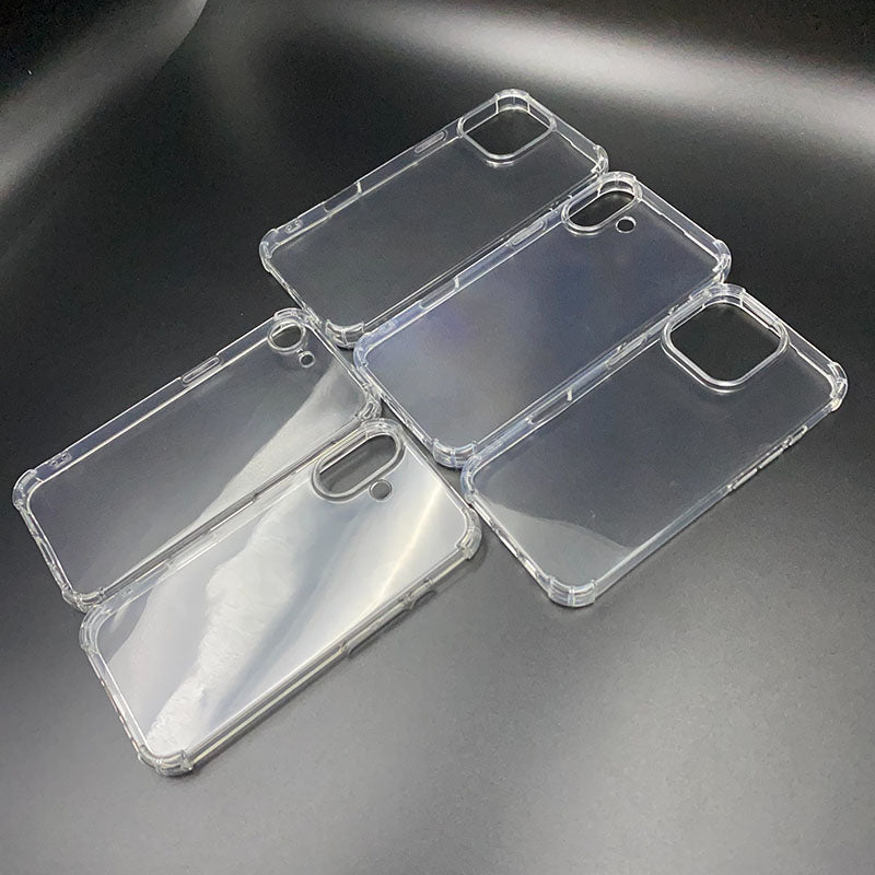 Transparent Soft TPU Mobile Phone Case for iPhone 16 Pro 16 Plus Fundas Clear Back Cover for iPhone 16 Pro Max 17ProMax 15proMax