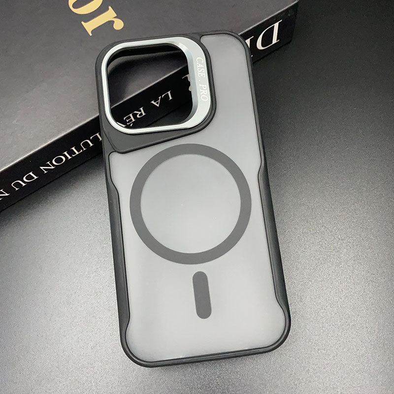 Factory Supply Phone Cover Wireless Charge Magnetic Ring for iPhone 17 16 15 14 13 New Series Shockproof Lens Holder Phone Case