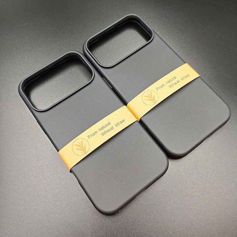 Biodegradable TPU Phone Case for iPhone 17Pro Max Eco-friendly Shockproof Wheat Straw Full Cover for iPhone 17 Air 16ProMax