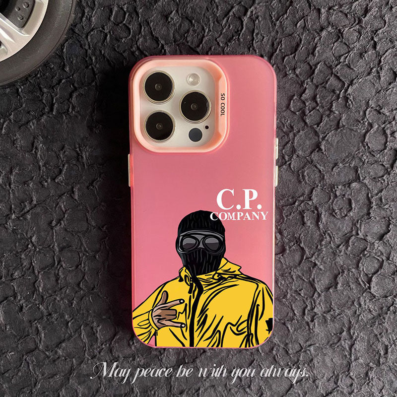 Luxury Designer Sports Mobile Phone Case UV Painting for iPhone 17 Pro Max 16 15 Plus 14 IMD Phone Cover for Cp Company