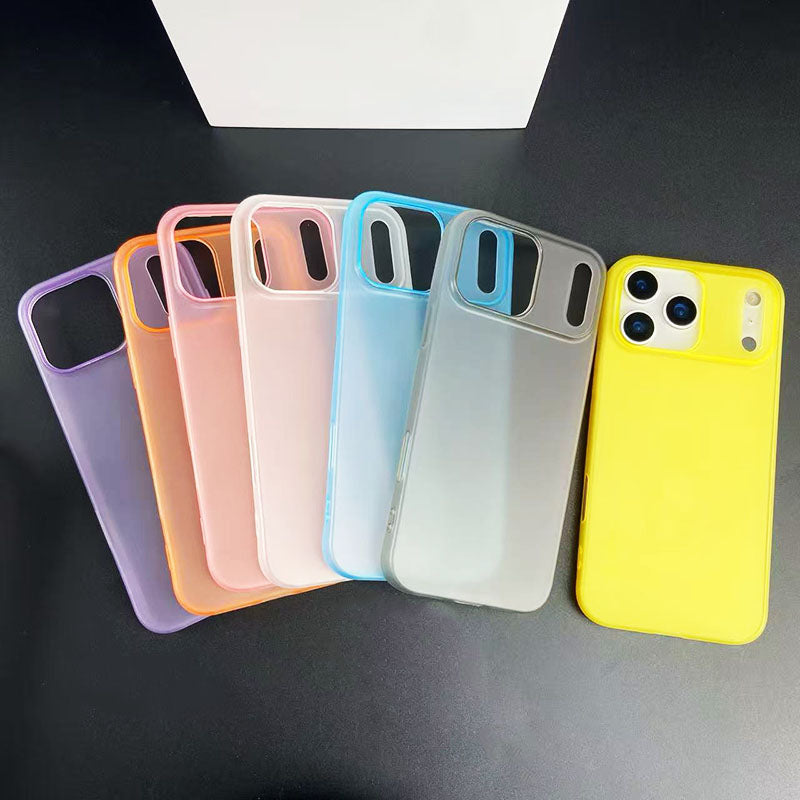Candy Color TPU Phone Cover for iPhone 16 Anti-Fingerprint Matte Phone Case for iPhone 17 15 14 13 12 11 Pro Max Frosted Shell