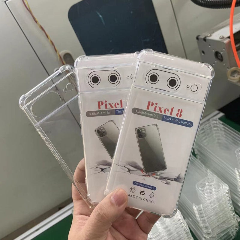 Minimalist Transparent Cover Anti Drop Soft TPU Dustproof Shockproof Phone Case Suitable for Google Pixel 8 8Pro 7 7Pro 6 6Pro