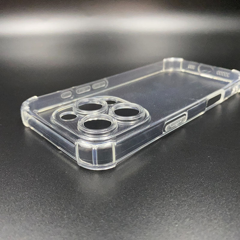 Transparent Soft TPU Mobile Phone Case for iPhone 16 Pro 16 Plus Fundas Clear Back Cover for iPhone 16 Pro Max 17ProMax 15proMax