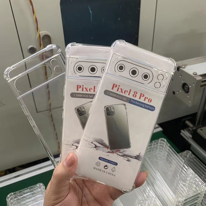 Minimalist Transparent Cover Anti Drop Soft TPU Dustproof Shockproof Phone Case Suitable for Google Pixel 8 8Pro 7 7Pro 6 6Pro