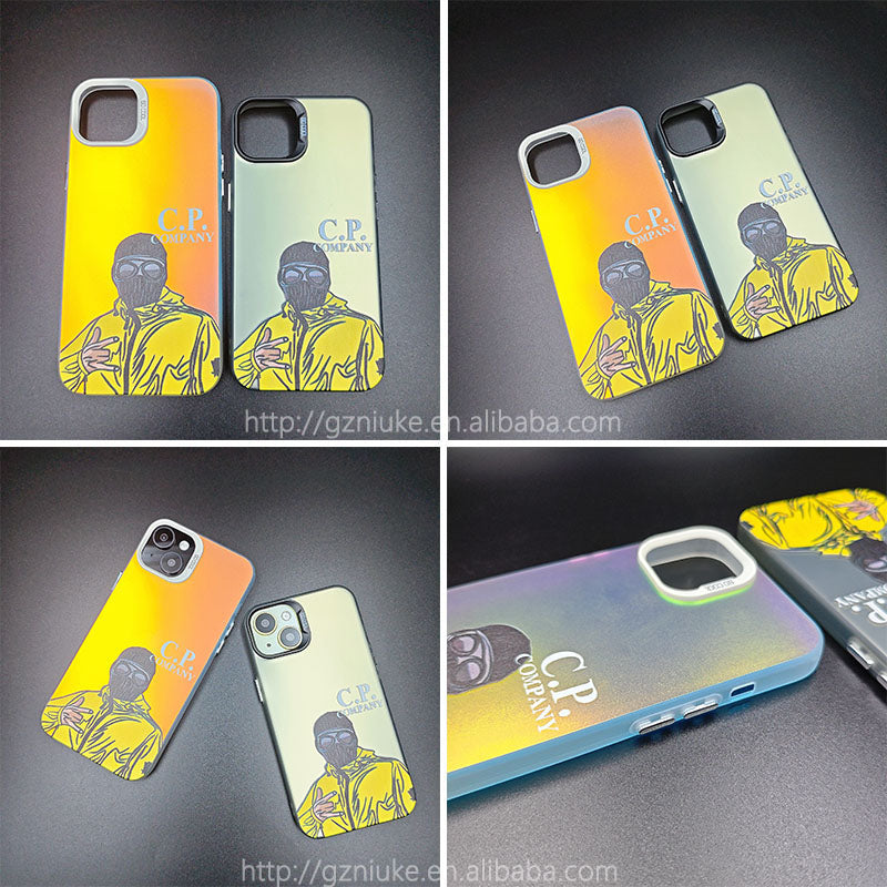 Luxury Designer Sports Mobile Phone Case UV Painting for iPhone 17 Pro Max 16 15 Plus 14 IMD Phone Cover for Cp Company