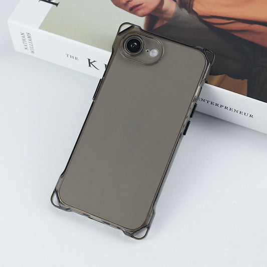 Crystal Clear Shockproof Transparent Soft TPU Phone Cover for iPhone 16E Mobile Phone Cases 16 Promax 16Plus