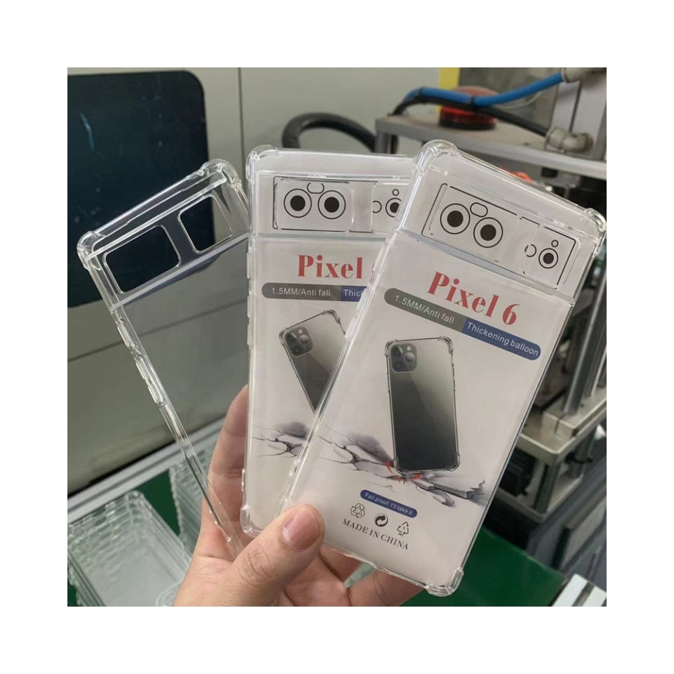 Minimalist Transparent Cover Anti Drop Soft TPU Dustproof Shockproof Phone Case Suitable for Google Pixel 8 8Pro 7 7Pro 6 6Pro
