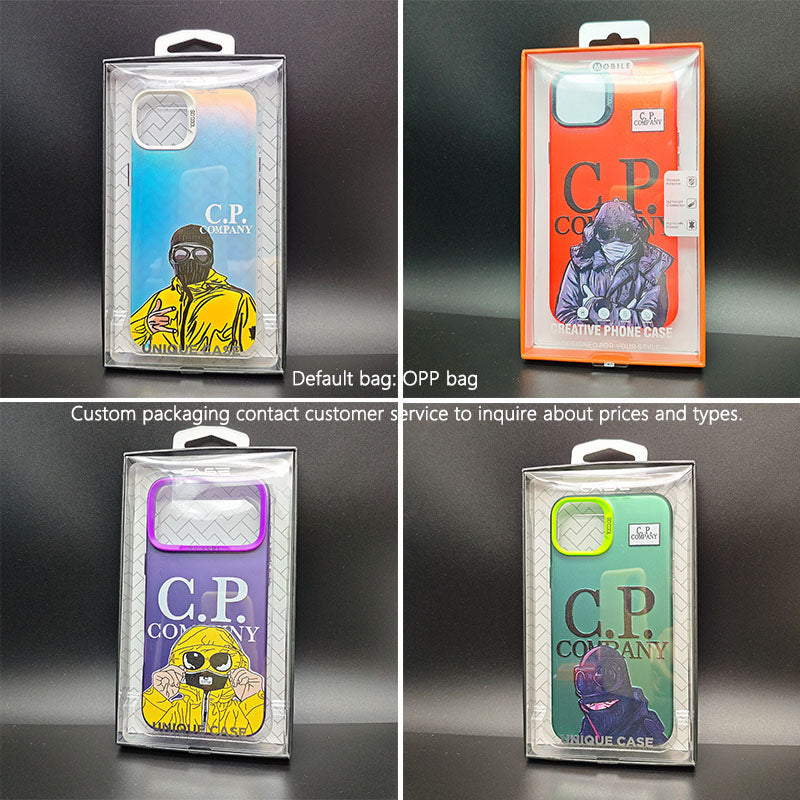 UV Painting Colorful Design Stylish Company CP IMD Mobile Phone Cases for iPhone 17 16 15 14 Pro Max Stylish Phone Cover Luxury