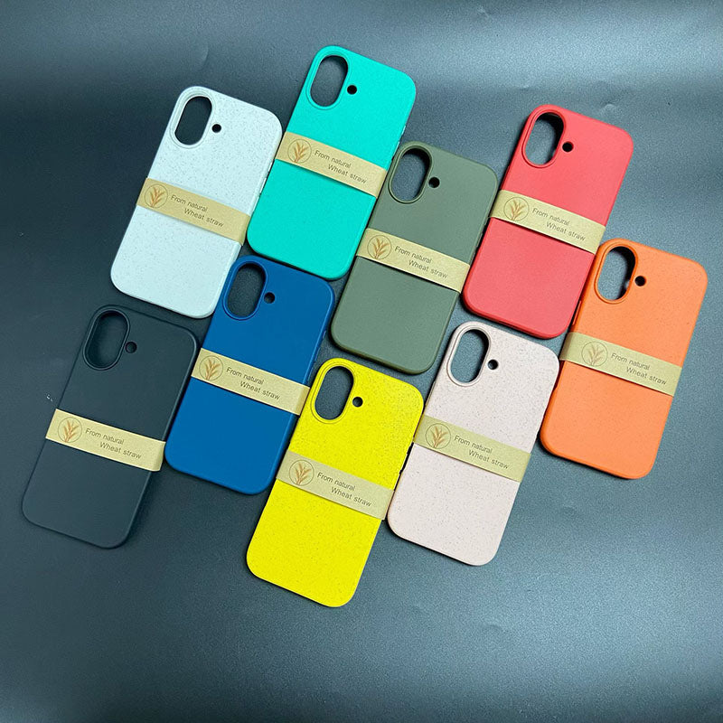 For Samsung S26 S26Ultra S26Plus TPU Wheat Straw Phone Case Eco-friendly Shockproof Phone Cover Recyble S25 Ultra Plus FE Edge