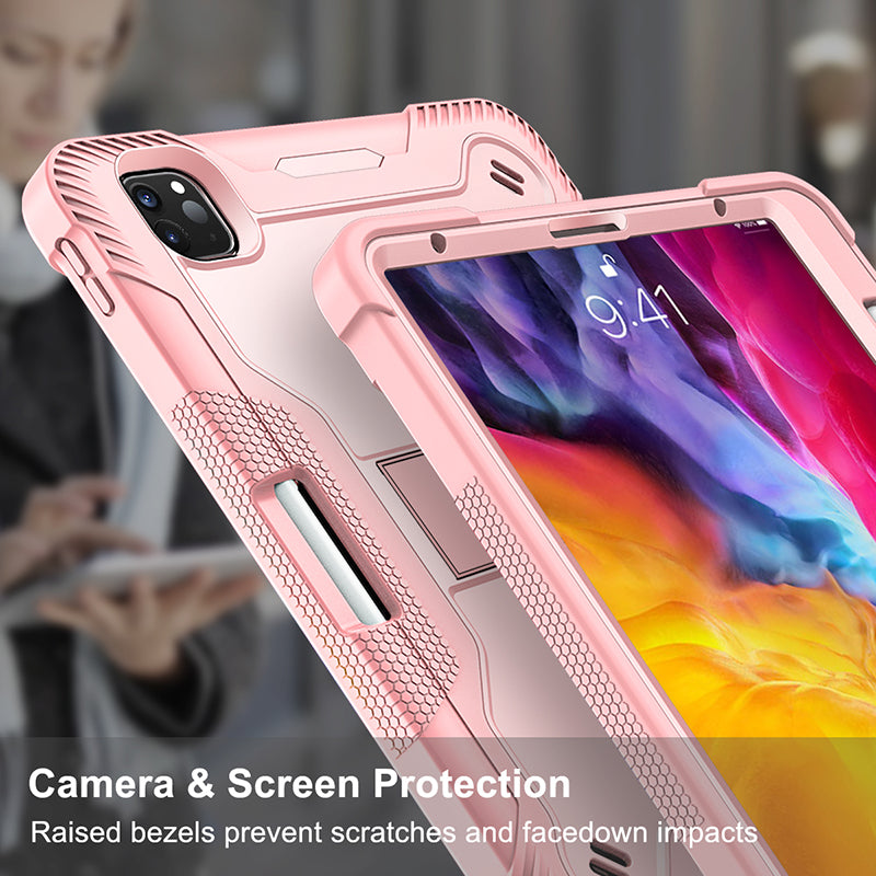 Hot Sale for iPad Air 5 11 Inch Kickstand Tablet Cover With Stand for iPad Air 4 11'' Pro2022 Pencil Holder Back Case Shockproof