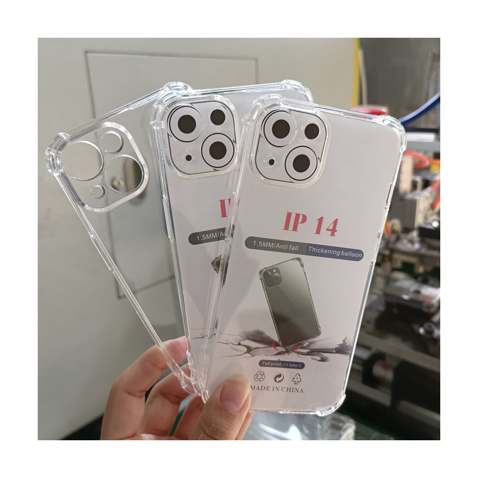 New Portable Phone Case for IPhone14 15 16 17 Modern Multifunctional Simple Shockproof Soft Transparent Clear Phone Case