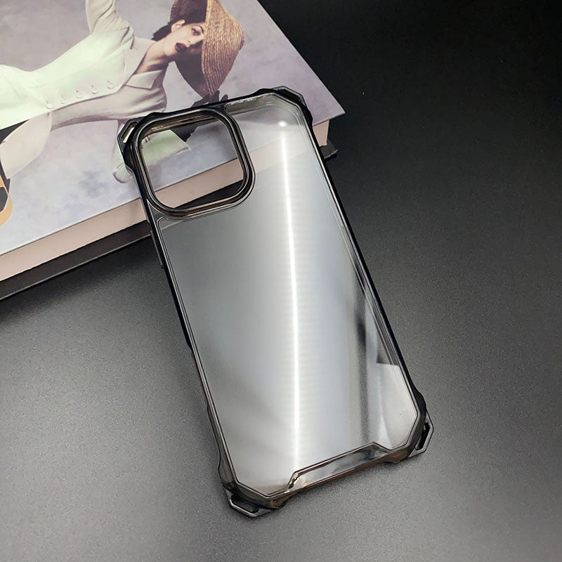 Transparente Luxury Caso De Teléfono Funda for iPhone 17 Air 17 Pro Phone Case Sports Design Large Square Phone Cover Lanyard