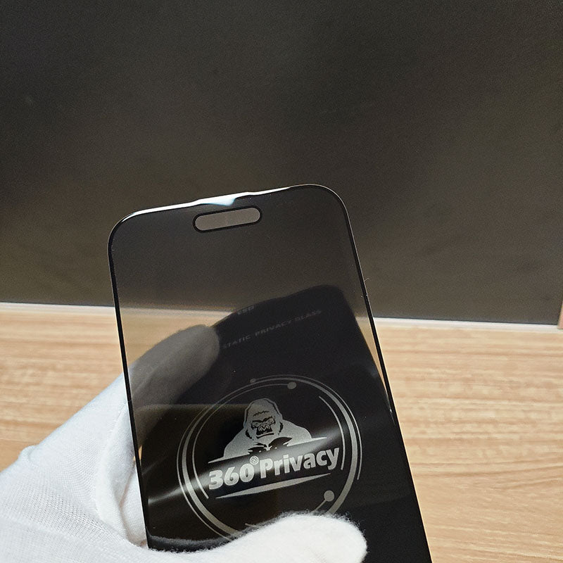 Anti-Spy 3D 9H Hardness Tempered Glass Privacy Screen Protector for iPhone 16 Pro Max 15 Plus 17 Pro Max Anti-Scratch Full Cover