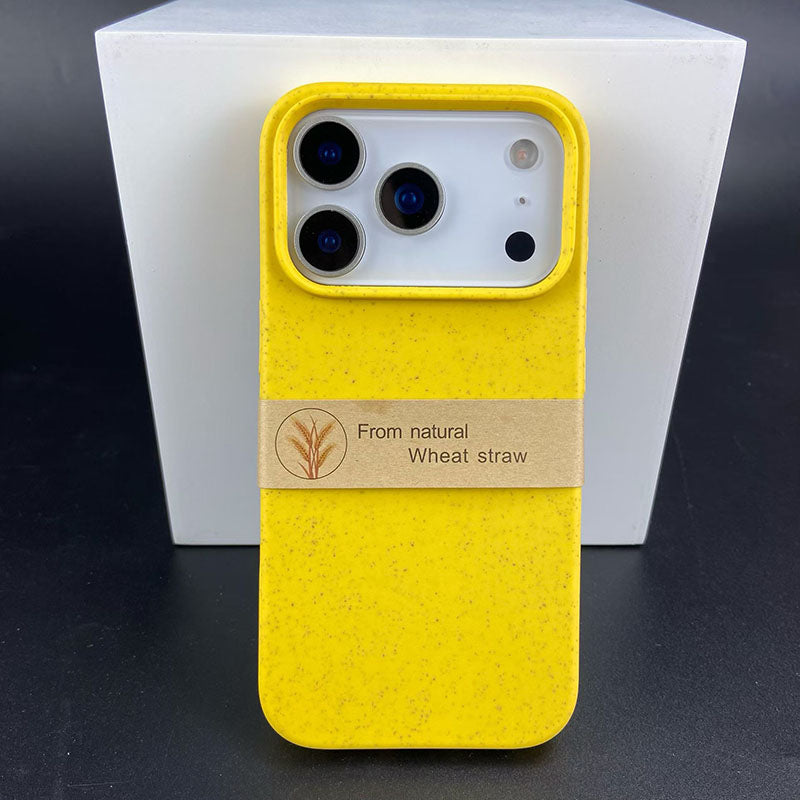 TPU Shockproof Solid Color Phone Case for Samsung S26 Ultra S26 S26Plus Natural Wheat Straw Phone Cover for S22 S22Ultra S22Plus