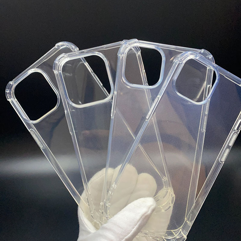 New Portable Phone Case for IPhone14 15 16 17 Modern Multifunctional Simple Shockproof Soft Transparent Clear Phone Case