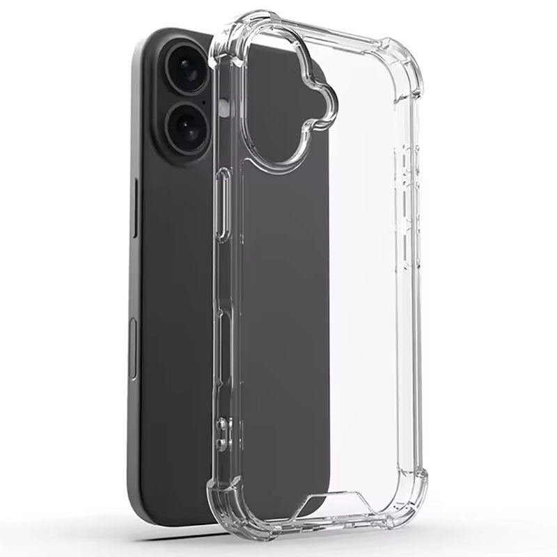 Hard Phone Case Rugged TPU PC Material Business Design Transparent Phone Cover for iPhone 16 Pro Max 16 Plus 17 Pro Max