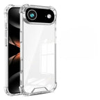 For iPhone 17 Pro Max 16 Pro Max Crystal Clear Phone Cases 2in1 PC TPU Shockproof Hard Back Acrylic Anti-yellow Phone Cover