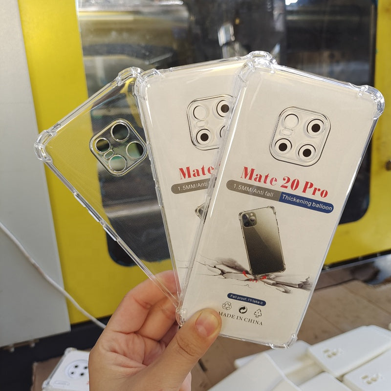 Flexible Transparent Phone Case 1.5 mm Anti Drop Soft TPU Dustproof Phone Cover Suitable for Huawei Mate80 Pro Mate 20