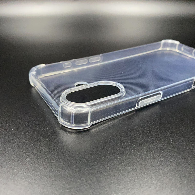 Transparent Soft TPU Mobile Phone Case for iPhone 16 Pro 16 Plus Fundas Clear Back Cover for iPhone 16 Pro Max 17ProMax 15proMax