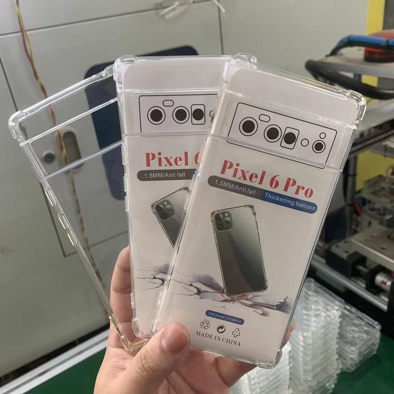 Minimalist Transparent Cover Anti Drop Soft TPU Dustproof Shockproof Phone Case Suitable for Google Pixel 8 8Pro 7 7Pro 6 6Pro