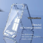 For iPhone 17 Pro Max 16 Pro Max Crystal Clear Phone Cases 2in1 PC TPU Shockproof Hard Back Acrylic Anti-yellow Phone Cover