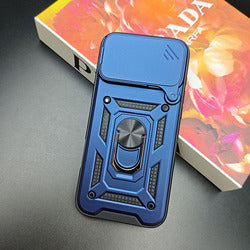 For iPhone 17 Pro 17Promax 17Air Armor Case Magnetic Lens Protector Mobile Phone Case With Ring Holder for iPhone 16 15 ProMax
