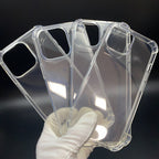 Factory Wholesale Phone Case for iPhone 15 Pro Max Transparent Shockproof Phone Case for iPhone 15 16 17 Series