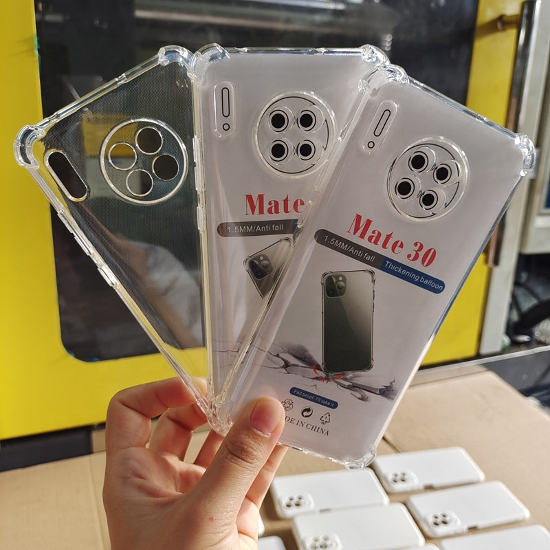 Flexible Transparent Phone Case 1.5 mm Anti Drop Soft TPU Dustproof Phone Cover Suitable for Huawei Mate80 Pro Mate 20