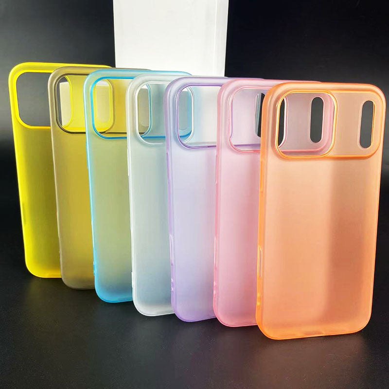 Candy Color TPU Phone Cover for iPhone 16 Anti-Fingerprint Matte Phone Case for iPhone 17 15 14 13 12 11 Pro Max Frosted Shell