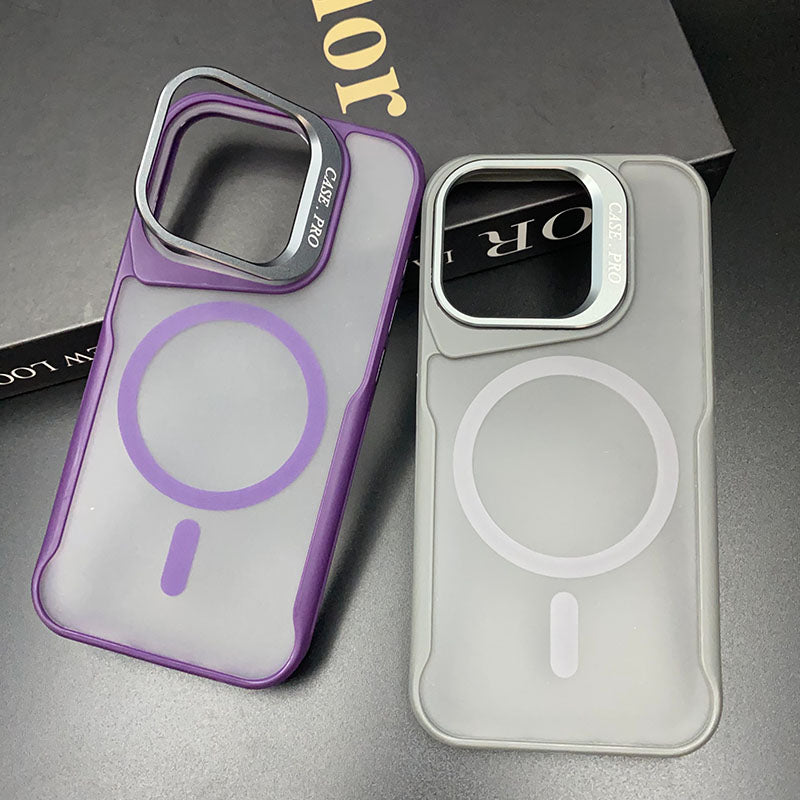 Factory Supply Phone Cover Wireless Charge Magnetic Ring for iPhone 17 16 15 14 13 New Series Shockproof Lens Holder Phone Case