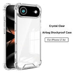 For iPhone 17 Pro Max 16 Pro Max Crystal Clear Phone Cases 2in1 PC TPU Shockproof Hard Back Acrylic Anti-yellow Phone Cover