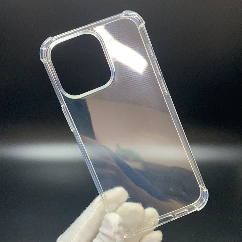 Factory Wholesale Phone Case for iPhone 15 Pro Max Transparent Shockproof Phone Case for iPhone 15 16 17 Series