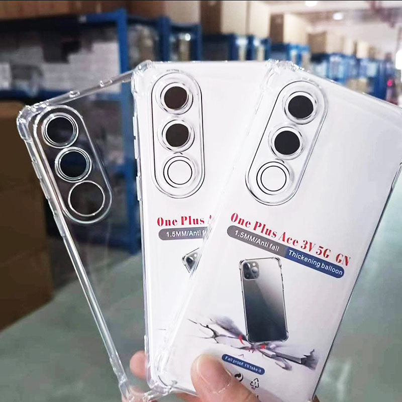 Factory Price Anti-Drop TPU Protective Case for OnePlus Ace6 Ace5 Pro 13R Nord CE5 Transparent Phone Cover Lens Protection