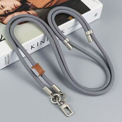 High End Universal Rotating Mobile Phone Lanyard with Metal Buckle Adjustable Length 160cm Nylon Multifunctional Chain