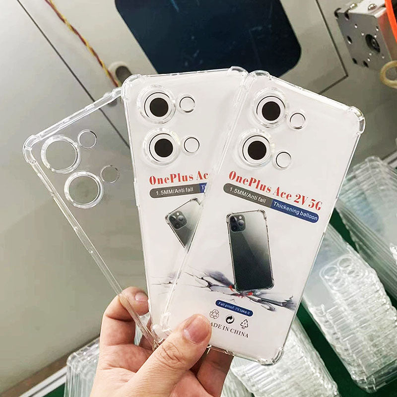 Factory Price Anti-Drop TPU Protective Case for OnePlus Ace6 Ace5 Pro 13R Nord CE5 Transparent Phone Cover Lens Protection