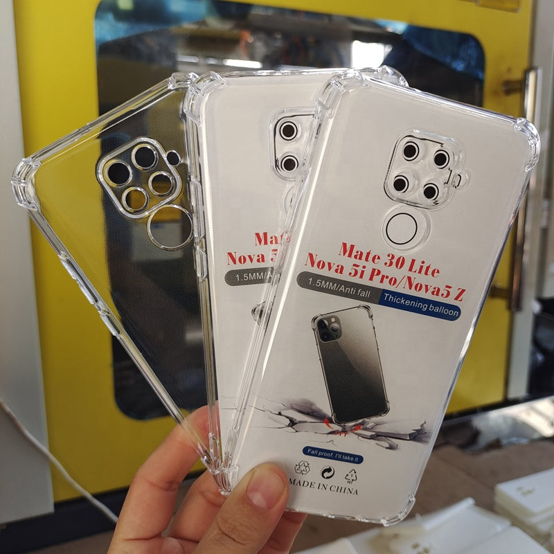 Flexible Transparent Phone Case 1.5 mm Anti Drop Soft TPU Dustproof Phone Cover Suitable for Huawei Mate80 Pro Mate 20