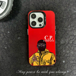 Luxury Designer Sports Mobile Phone Case UV Painting for iPhone 17 Pro Max 16 15 Plus 14 IMD Phone Cover for Cp Company