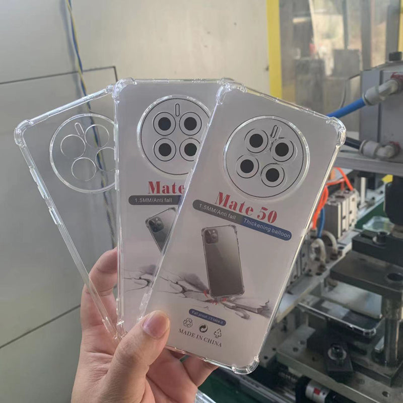 Flexible Transparent Phone Case 1.5 mm Anti Drop Soft TPU Dustproof Phone Cover Suitable for Huawei Mate80 Pro Mate 20