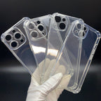 Factory Wholesale Phone Case for iPhone 15 Pro Max Transparent Shockproof Phone Case for iPhone 15 16 17 Series